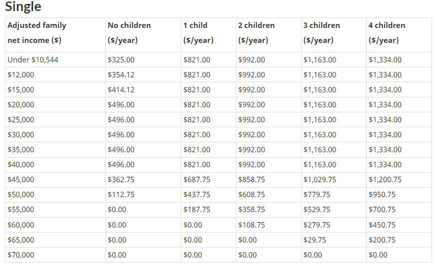 HST Payment Amount