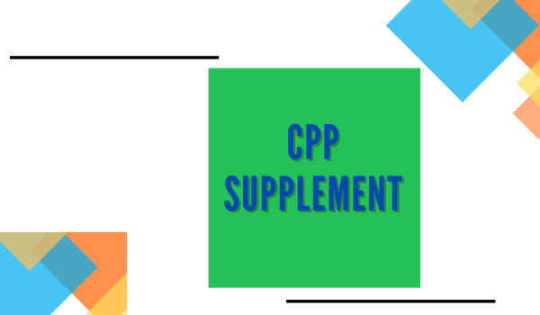 CPP Supplement