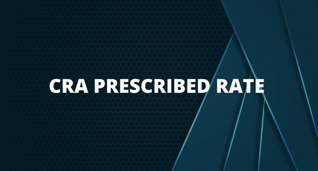 CRA Prescribed Rate