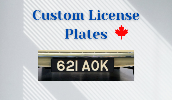Apply for shop custom license plate