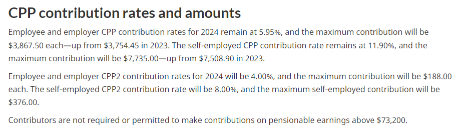 OAS Increase CPP