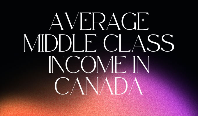 Average Middle Class Income in Canada