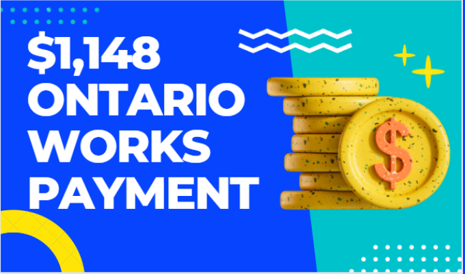 $1,148 Ontario Works Payment