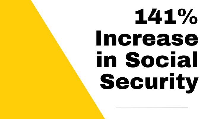 141% Increase in Social Security