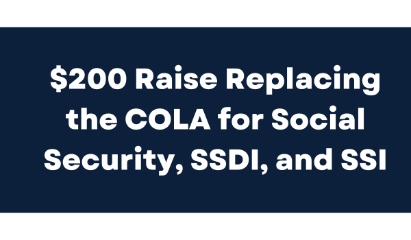 $200 Raise Replacing the COLA