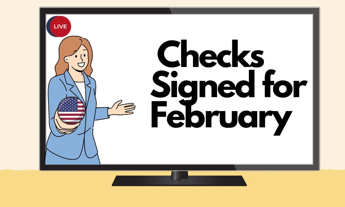 5 Checks Signed for February