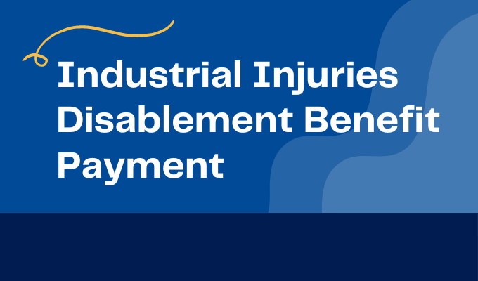 Industrial Injuries Disablement Benefit Payment
