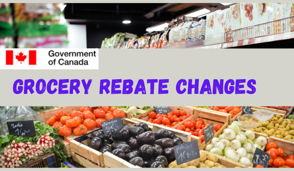 Grocery Rebate Changes